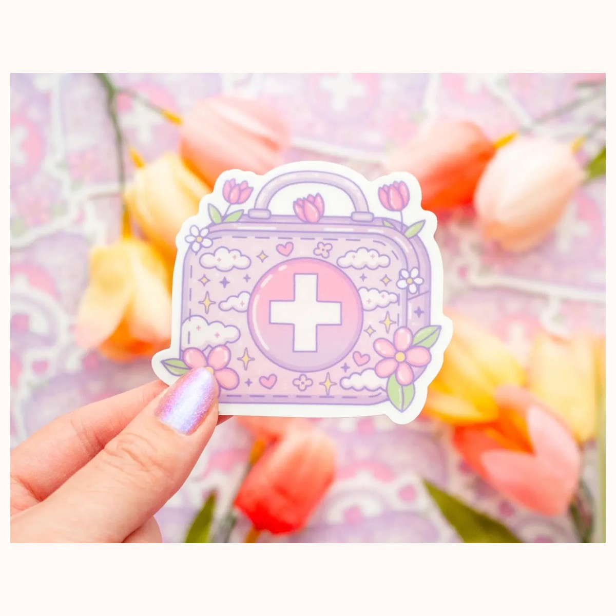 First Aid Kit Aesthetic Cute Vinyl Sticker, stickers from Farouk Book Store