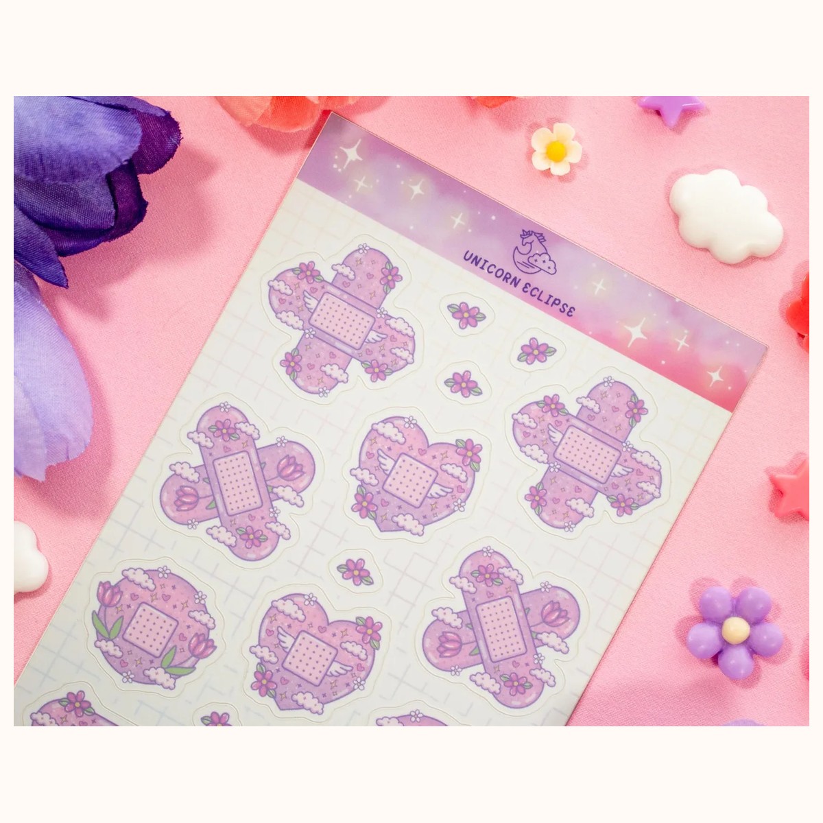 Bandages STEM Cute Planner Sticker Sheet view 2