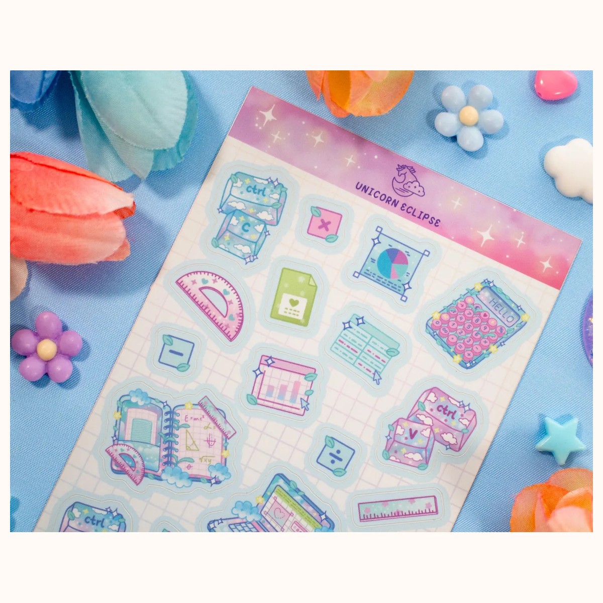 Soft Systems STEM Cute Planner Sticker Sheet view 2