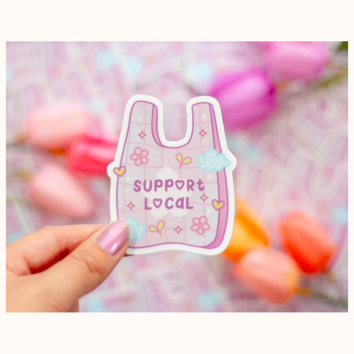 Grocery Bag Sticker | Cute Aesthetic Waterproof Durable Laptop Sticker, stickers from Farouk Book Store