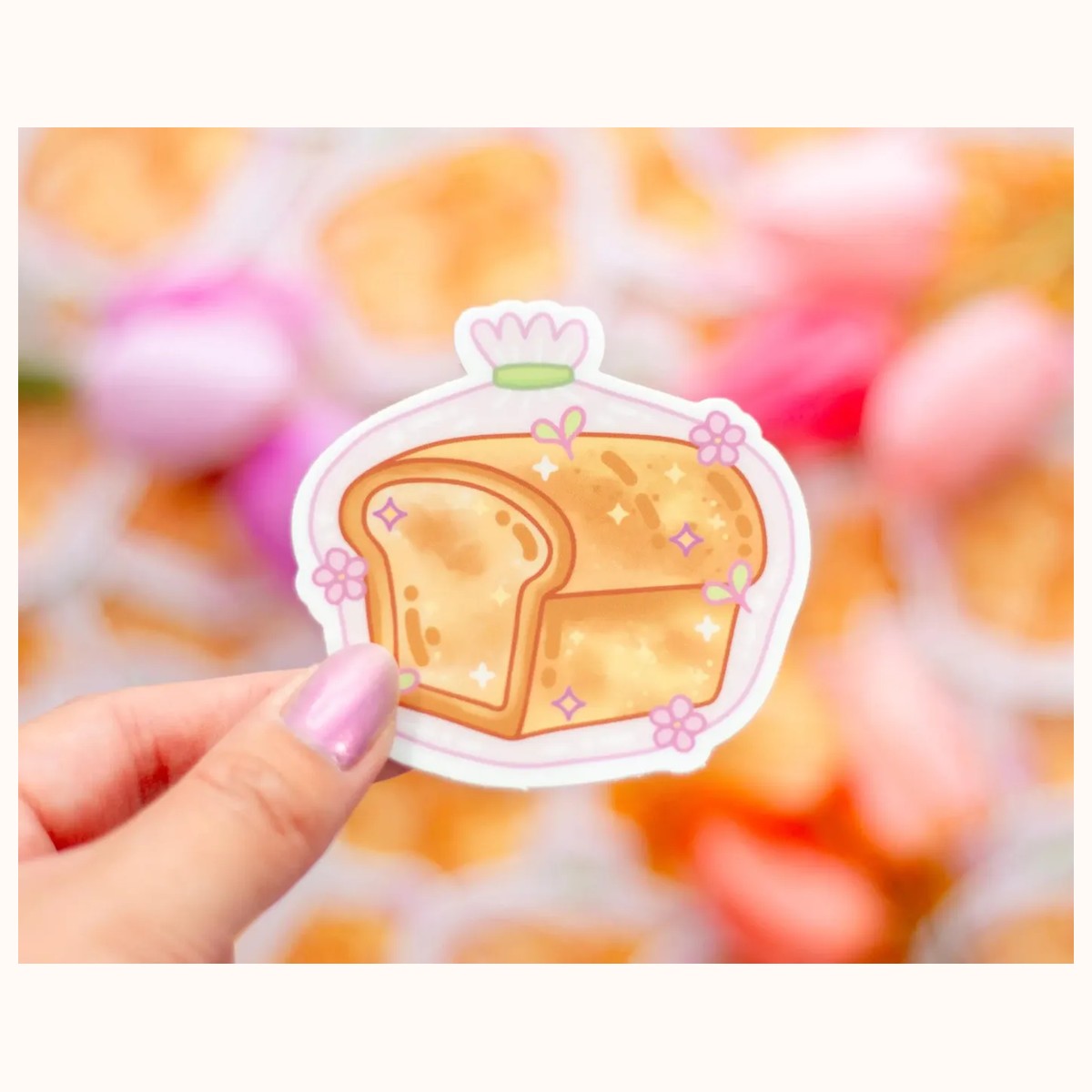 Bread Loaf Sticker | Cute Aesthetic Waterproof Durable Laptop Sticker, stickers from Farouk Book Store