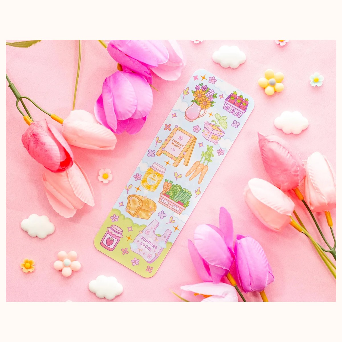 Farmers Market Bookmark by Farouk Book Store
