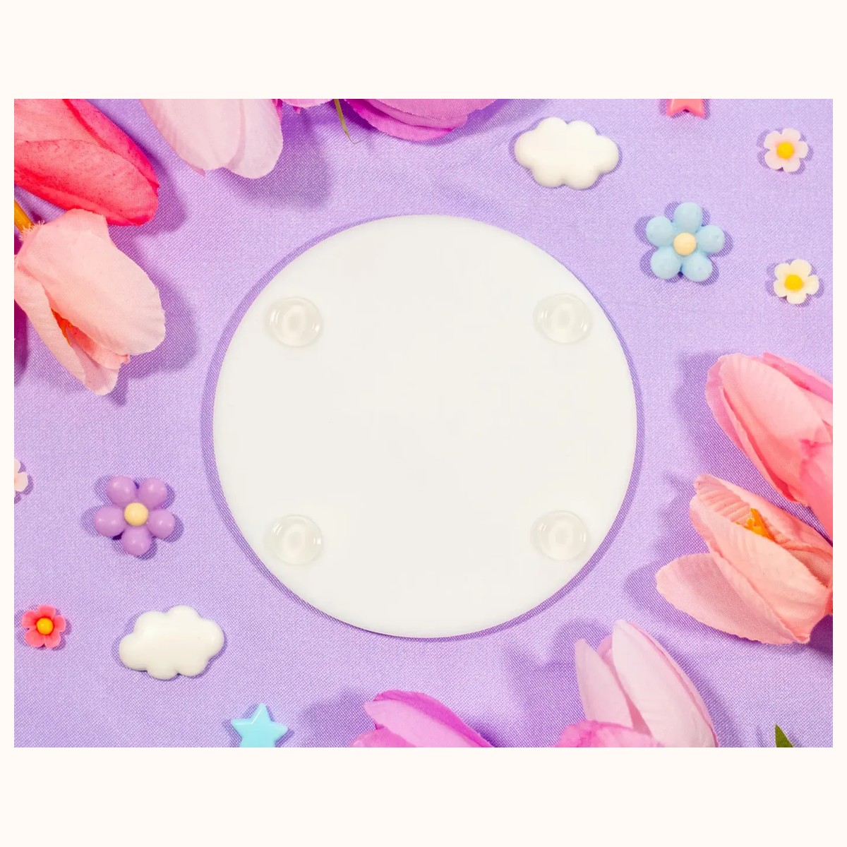 Study Night Acrylic Coaster | Kawaii Drinks Coaster Home Decor Accessories view 3