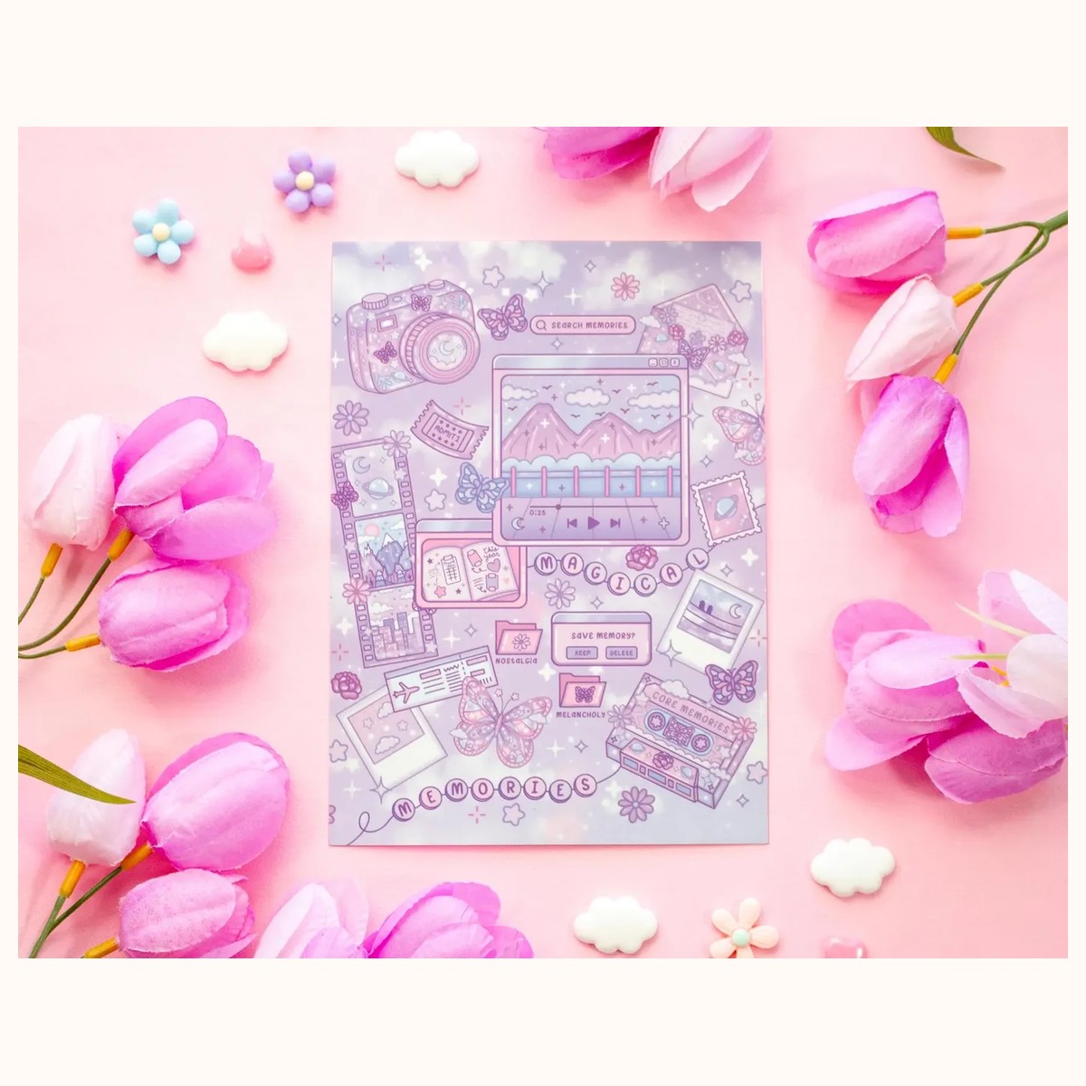 Magical Memories Cute Art Print by Farouk Book Store