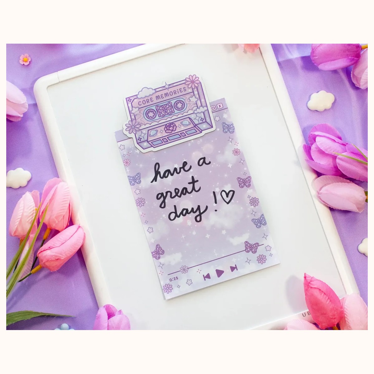 Magical Casette Tape Cute Aesthetic Fridge Board Magnet view 2