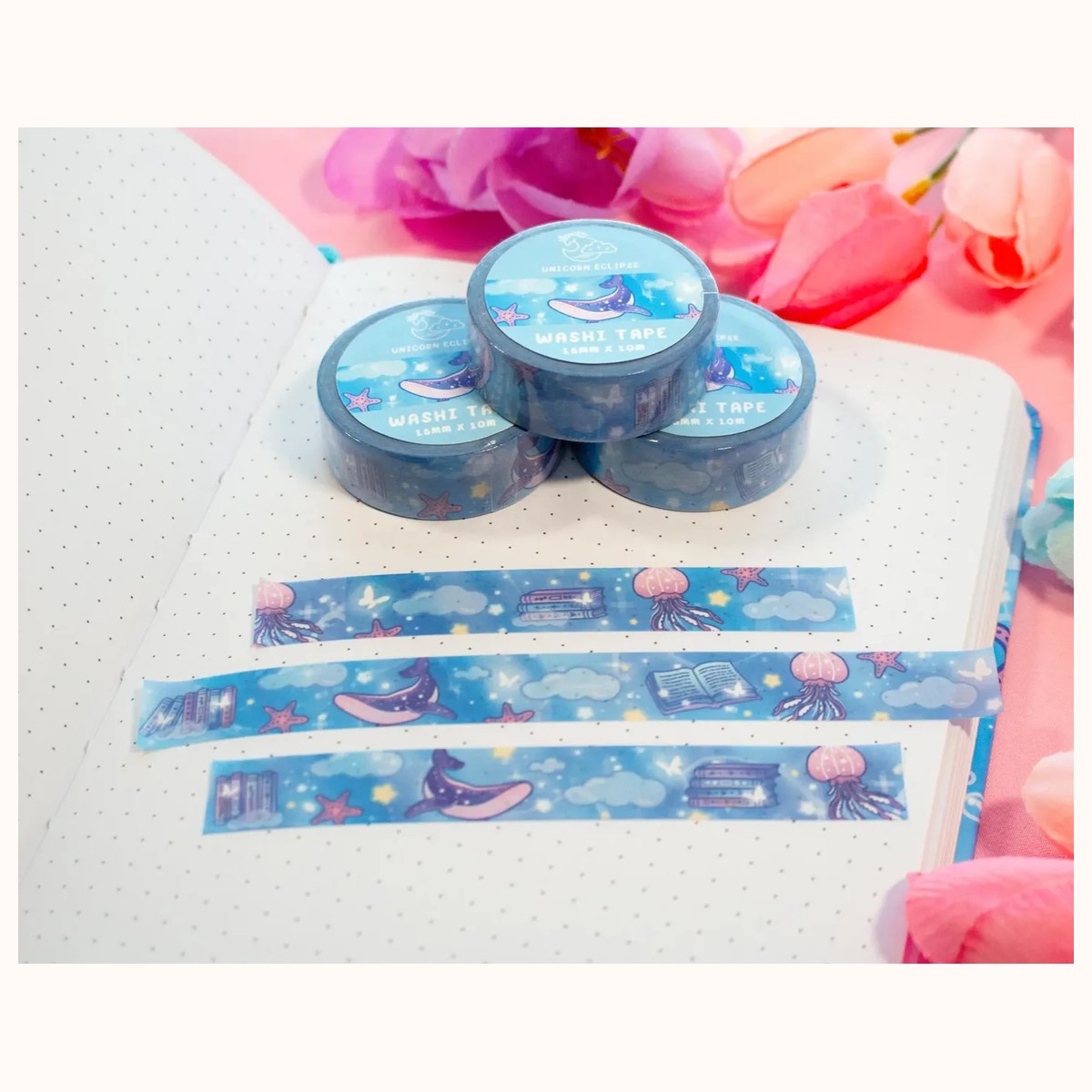 Reading Room Kawaii Aesthetic Washi Tape view 3