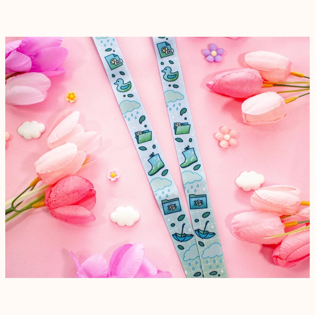 Rainy Day Breakaway Lanyard view 2