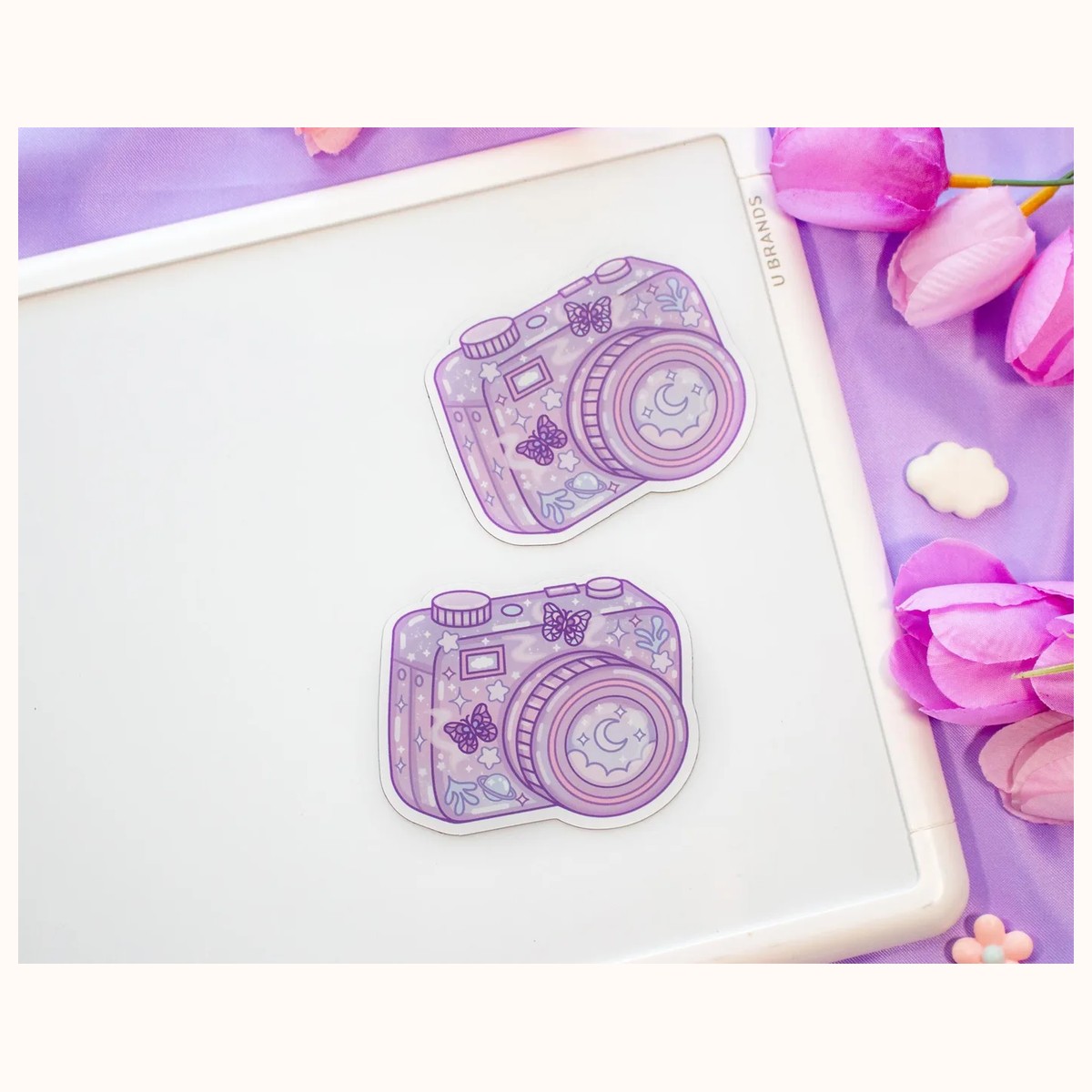 Magical Camera Cute Aesthetic Fridge Board Magnet view 3