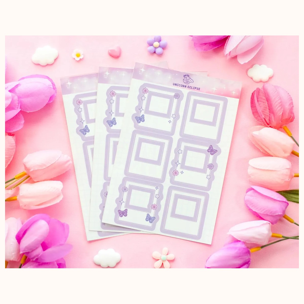 Magical Photo Frames Sticker Sheet | Planner Stickers, Kawaii Stickers view 6