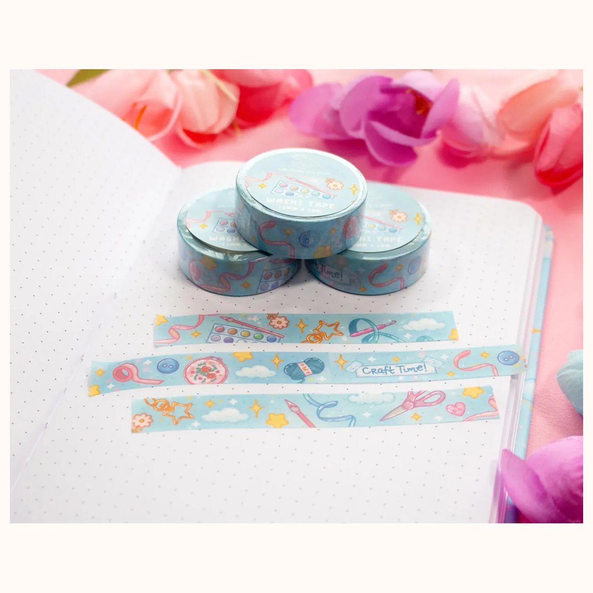 Craft Time Kawaii Aesthetic Washi Tape view 3