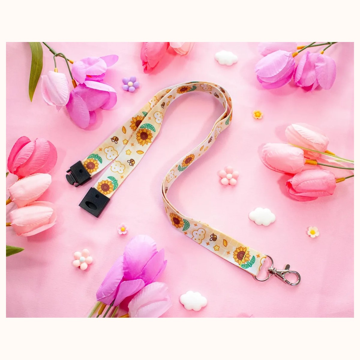 Sunflower Dreams Breakaway Lanyard by Farouk Book Store