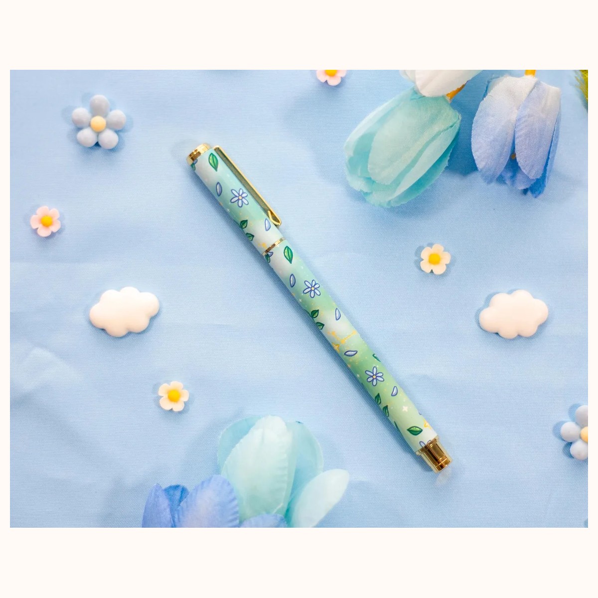 Botanical Bliss Pen, notepads from Farouk Book Store