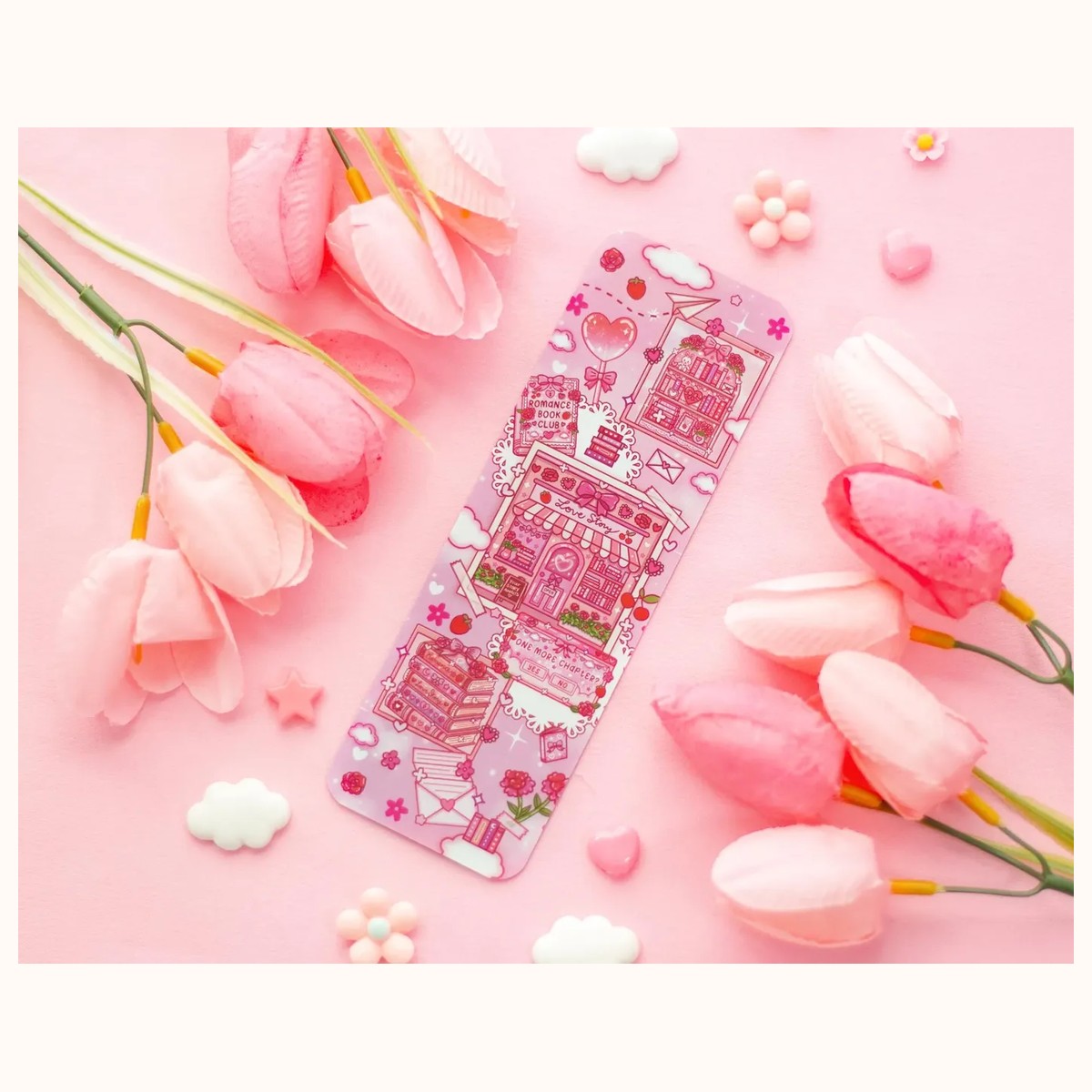 Love Story Aesthetic Bookmark by Farouk Book Store