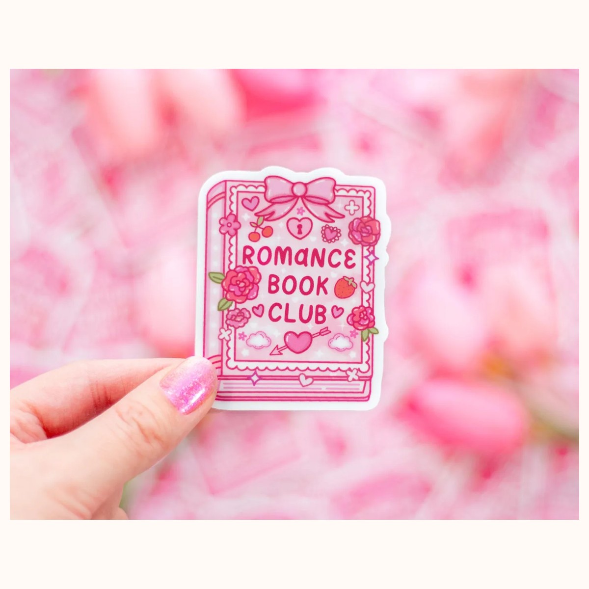 Romance Book Club Sticker, stickers from Farouk Book Store