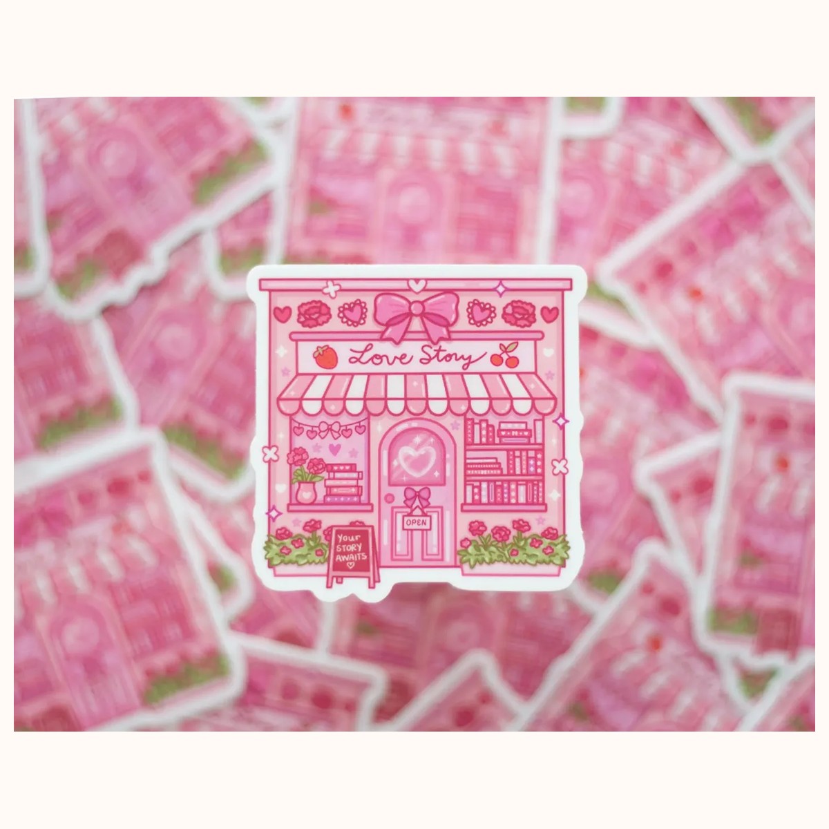 Romance Book Store Sticker view 2