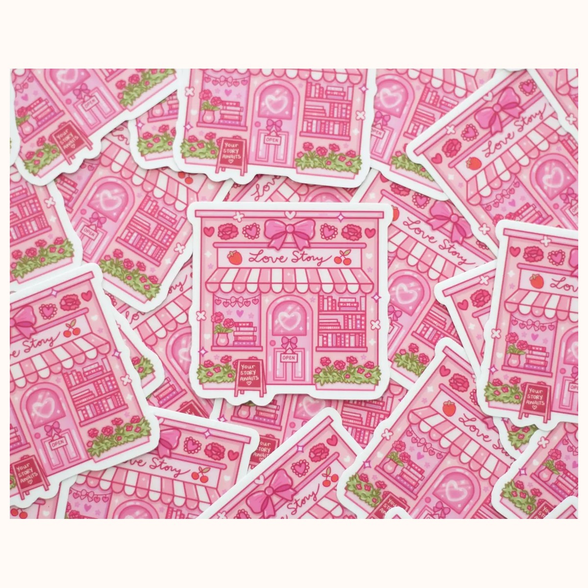 Romance Book Store Sticker view 3