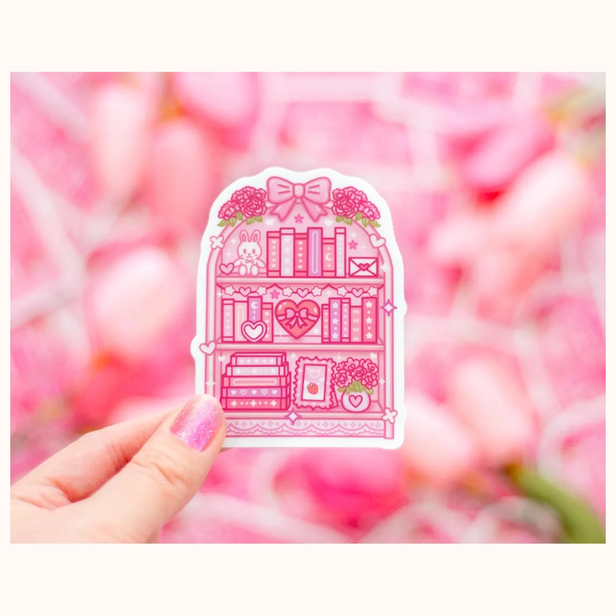 Love Story Book Shelf Sticker, stickers from Farouk Book Store