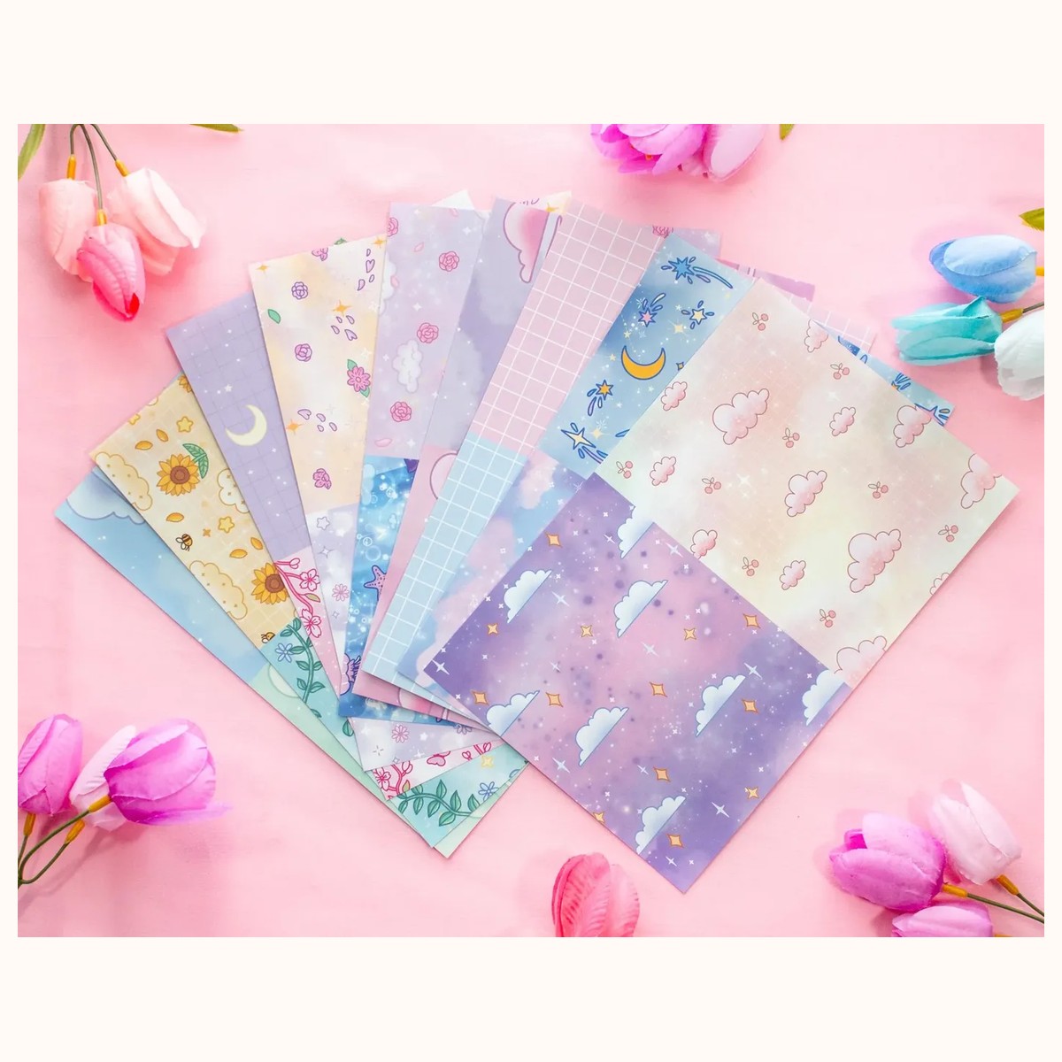 Dual Pattern Paper Pack, stickers from Farouk Book Store