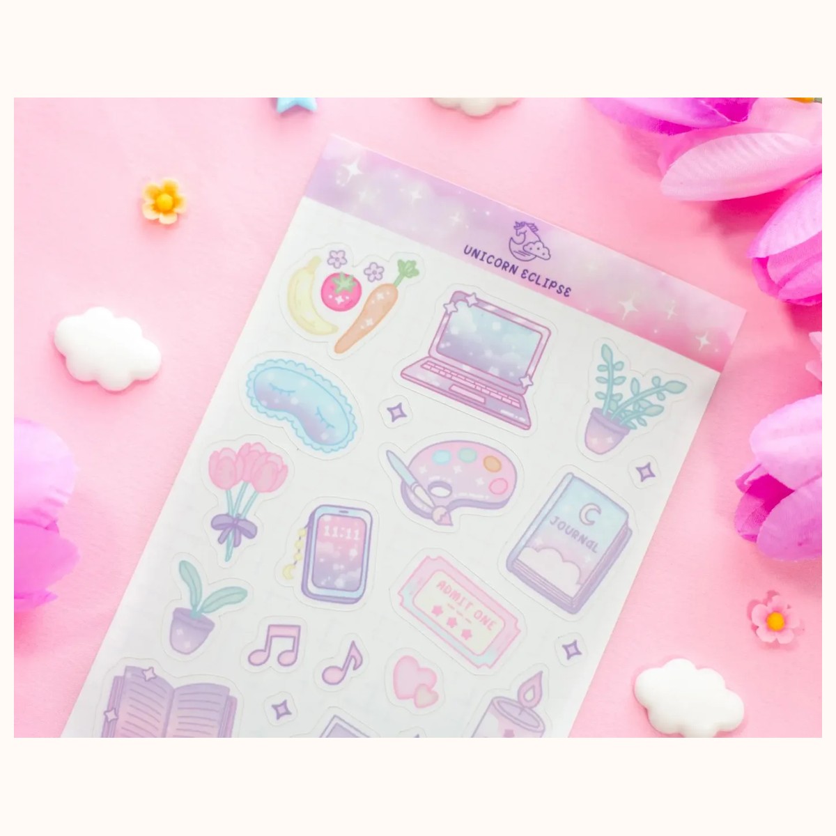 Vision Board Sticker Sheet view 2