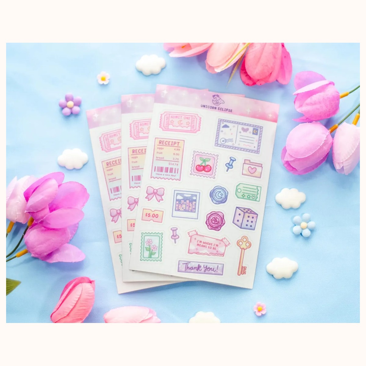 Ephemera Sticker Sheet view 3
