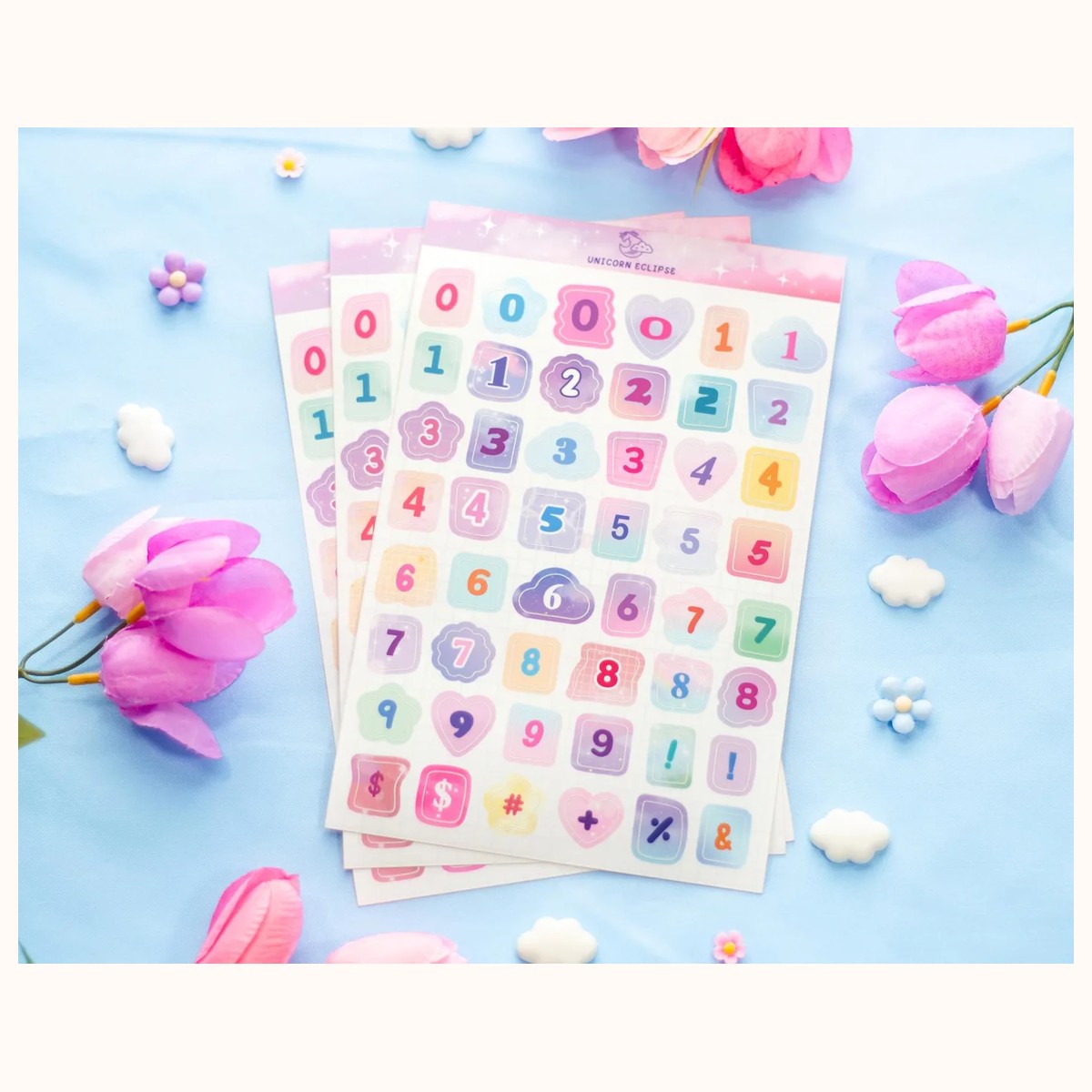 Ransom Numbers Sticker Sheet view 3