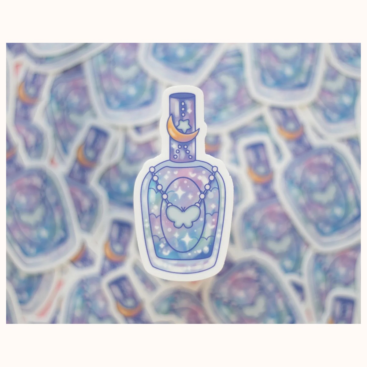 Nail Polish Sticker | Cute Aesthetic Waterproof Durable Laptop Sticker view 2