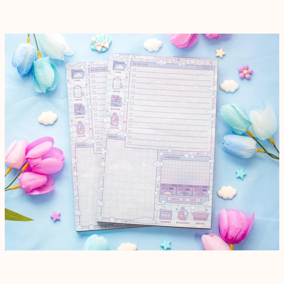 Laundromat Daily Planner Pad view 3