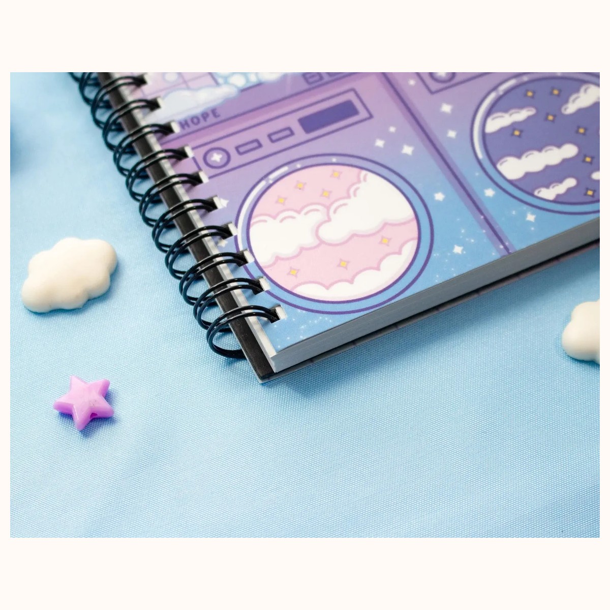 Laundromat Spiral Lined Notebook (7x9") view 4