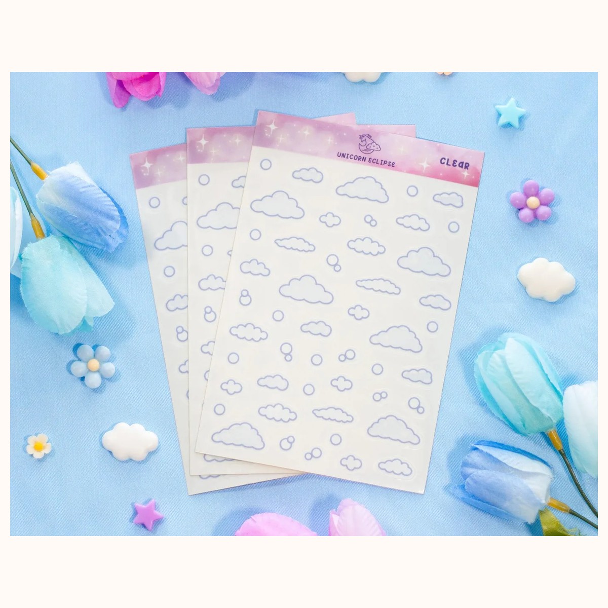 Laundromat Clear Deco Sticker Sheet view 4