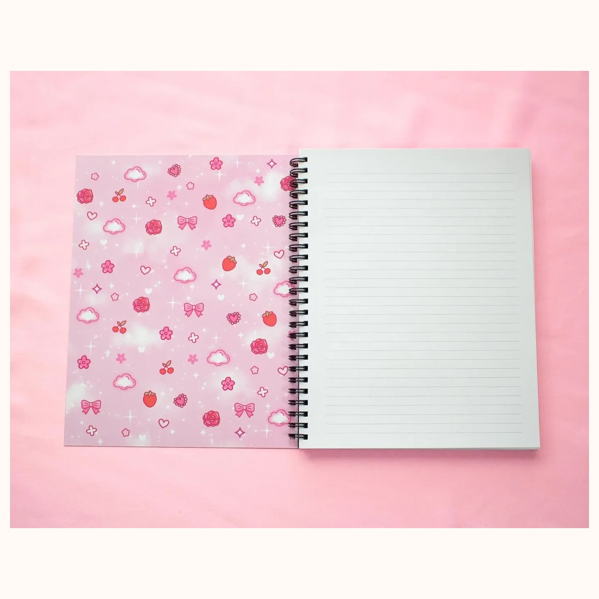 Love Story Spiral Lined Notebook (7x9") view 2