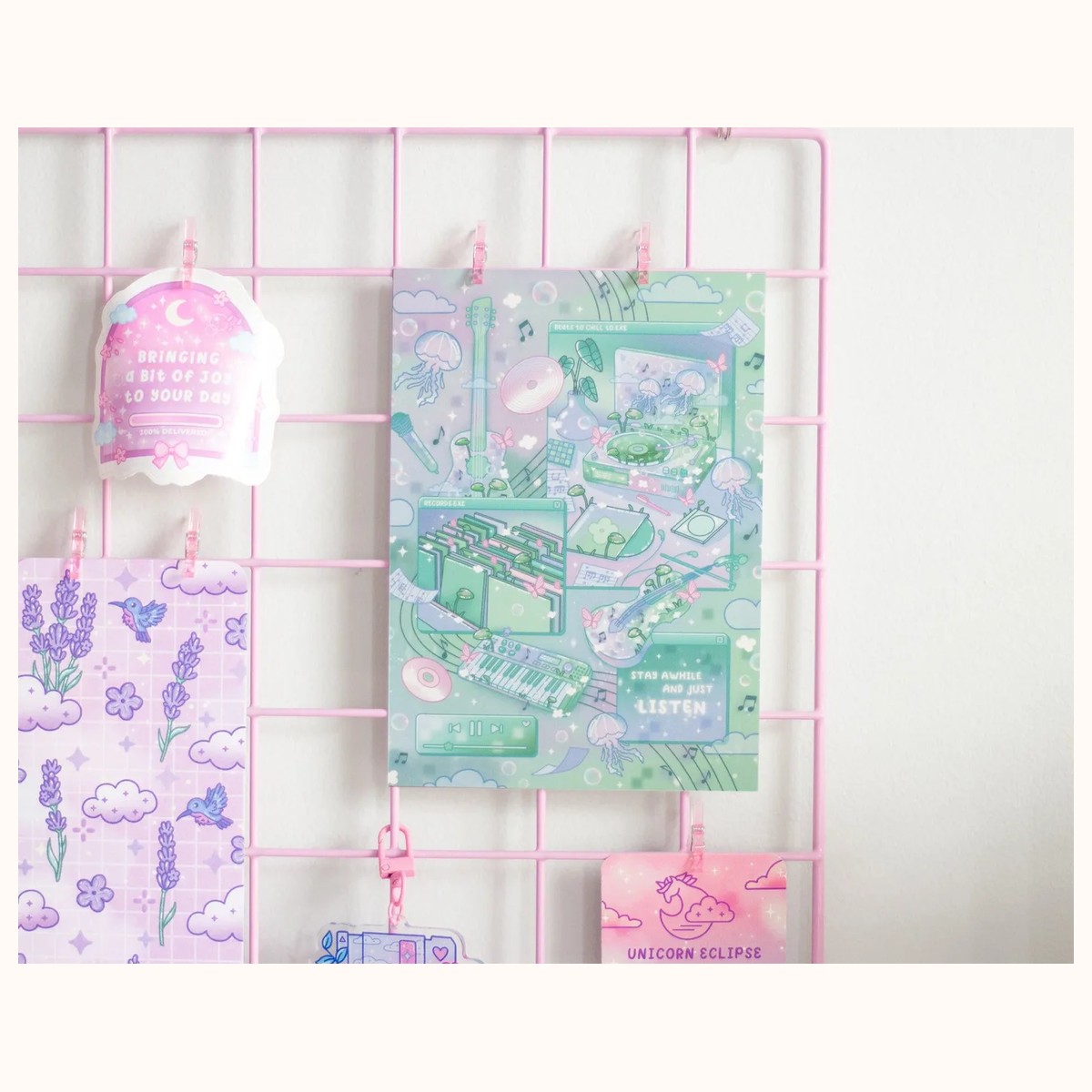 Blooming Records Art Print view 3
