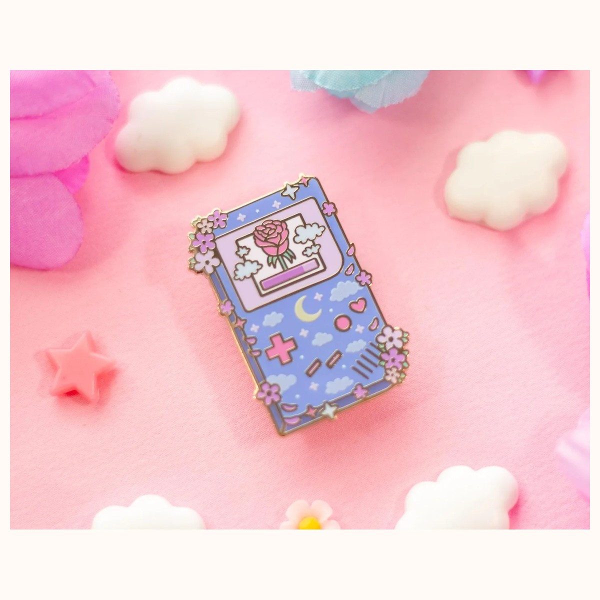 Game Girl Enamel Pin view 4