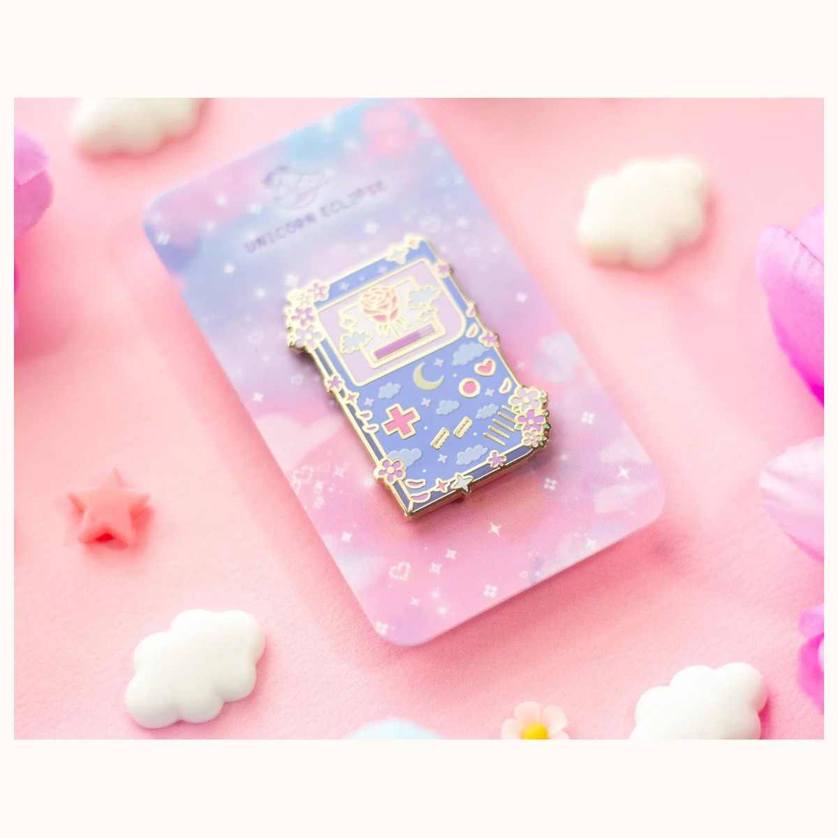 Game Girl Enamel Pin view 6