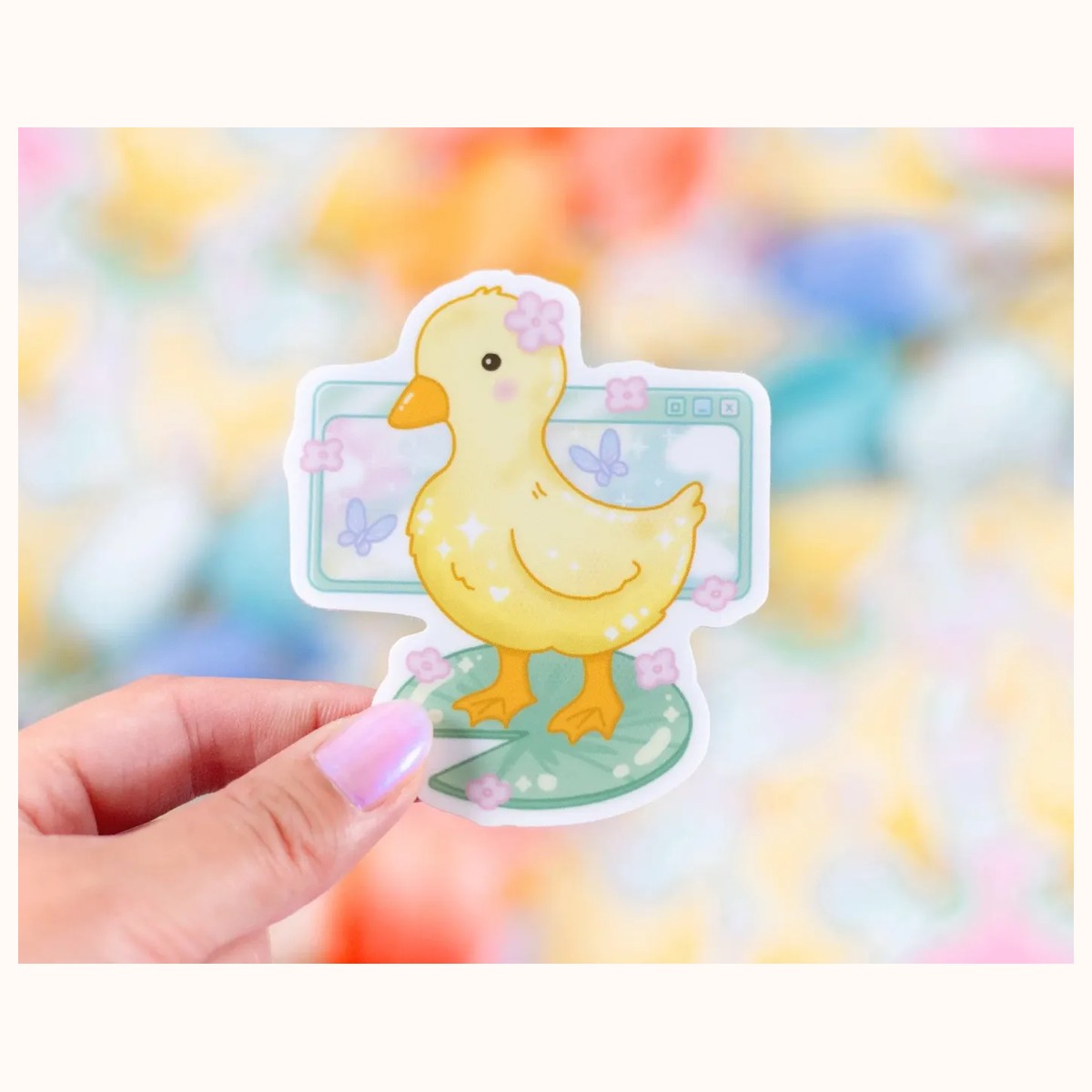 Duck Sticker by Farouk Book Store
