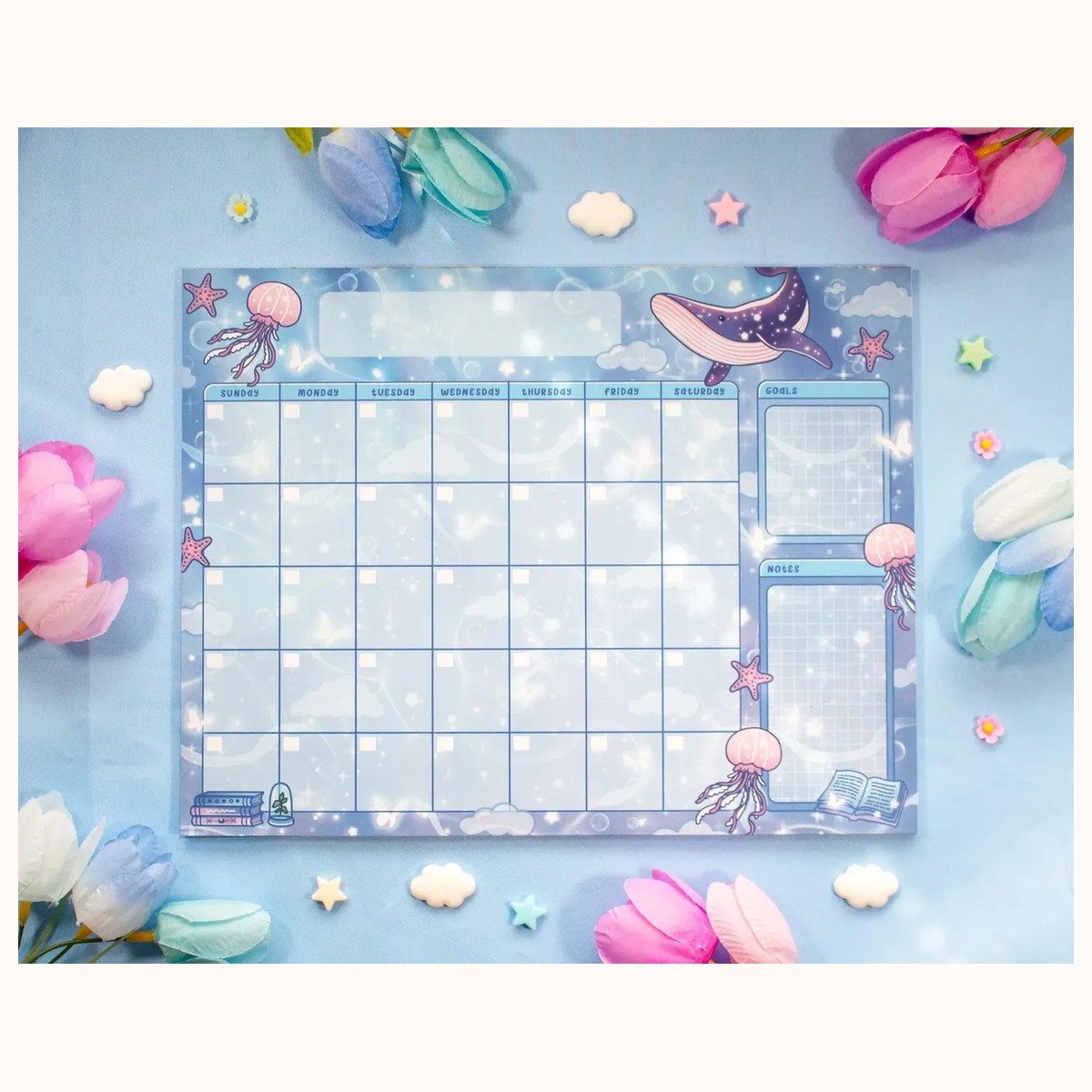 Reading Room Monthly Planner Pad by Farouk Book Store