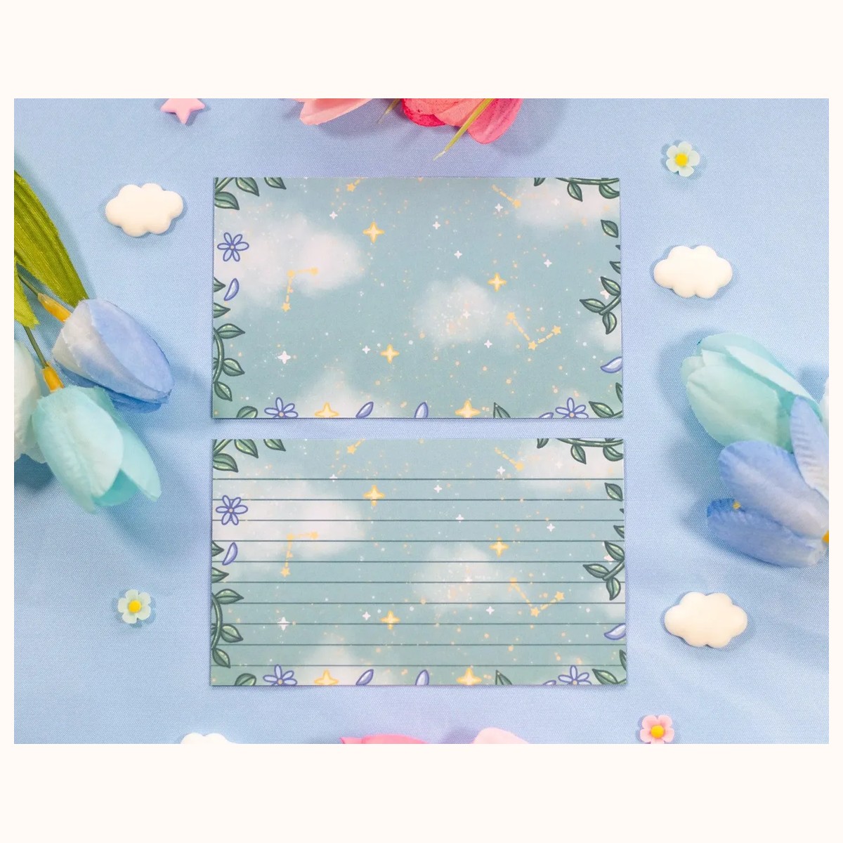 Botanical Bliss Note Cards by Farouk Book Store