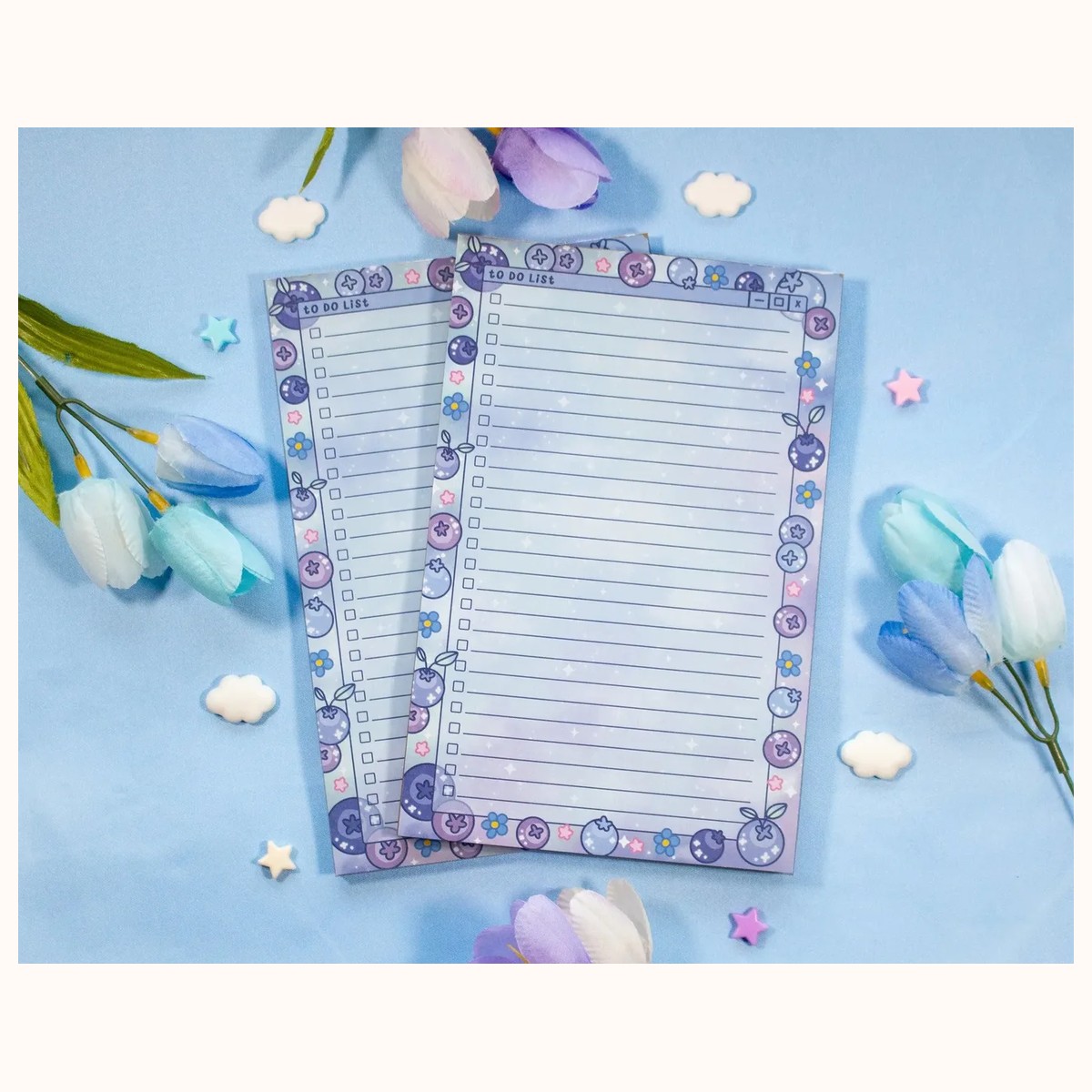 Blueberries to Do List Planner Pad view 3