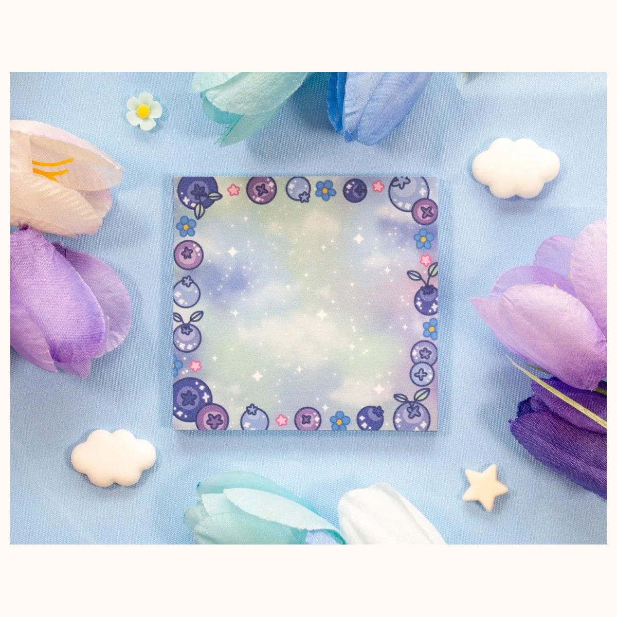 Blueberries Sticky Note by Farouk Book Store