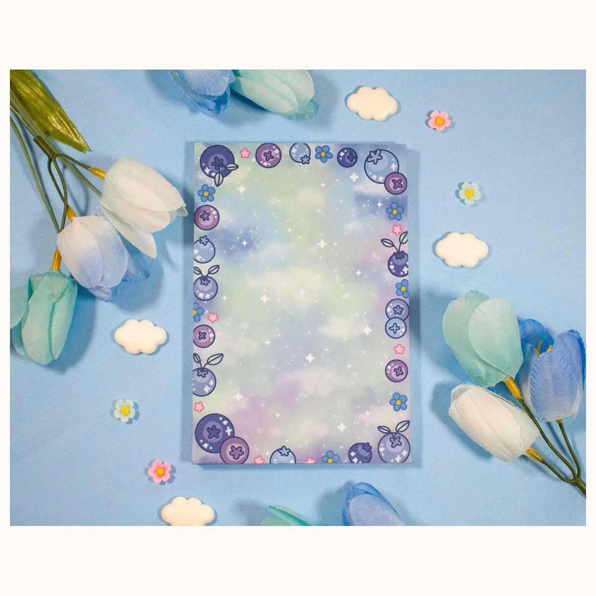 Blueberries Notepad by Farouk Book Store