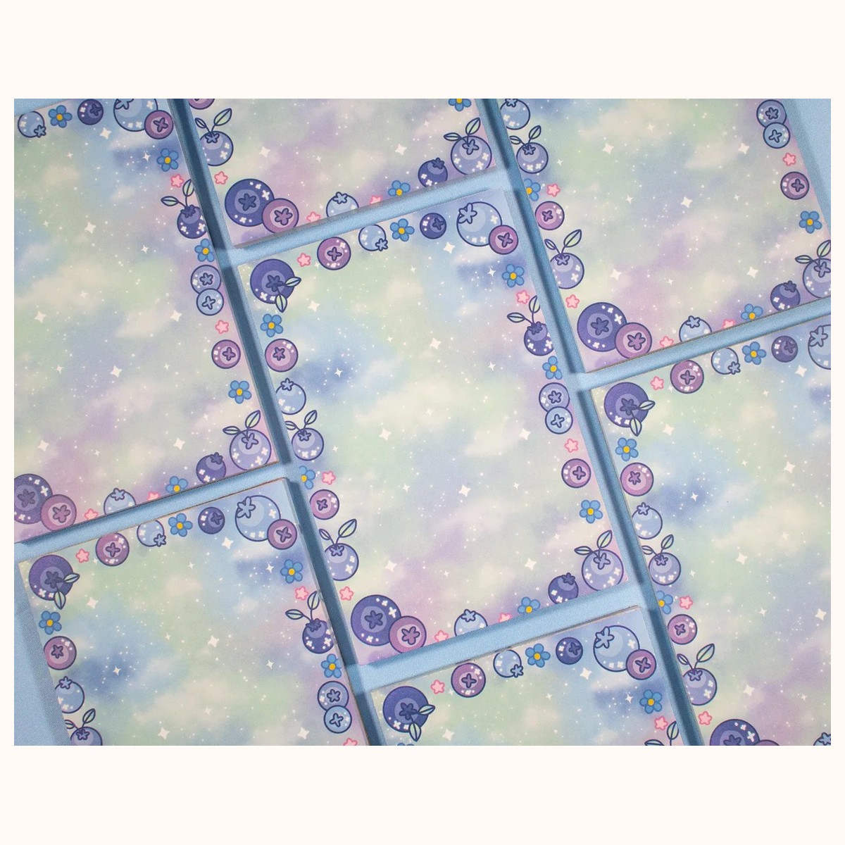 Blueberries Notepad view 3