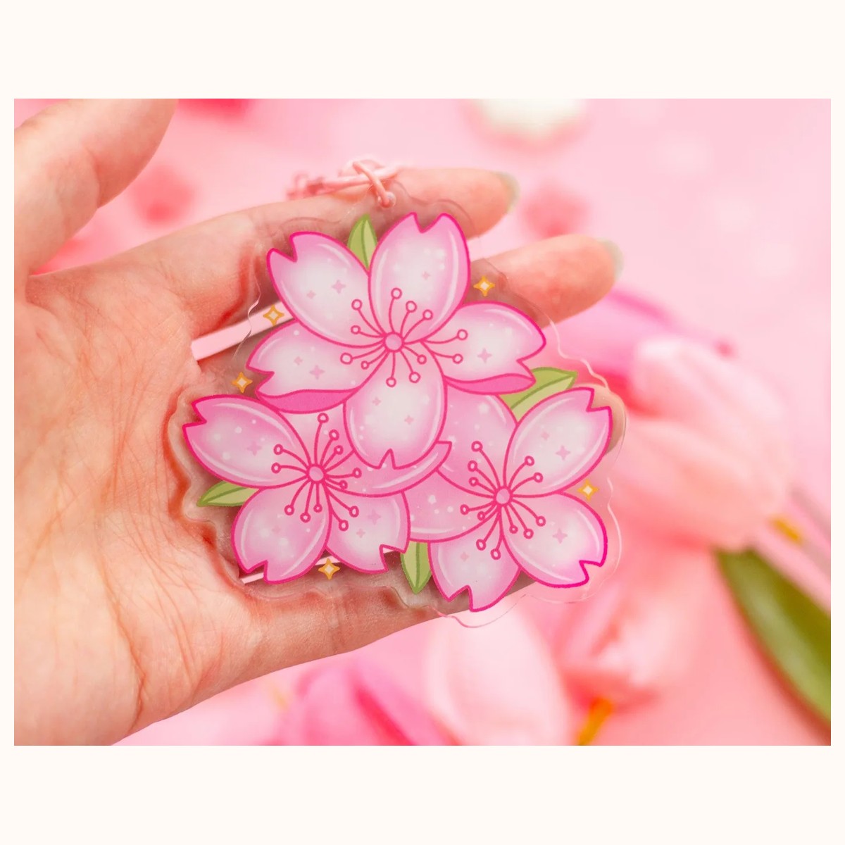 Sakura Keychain view 2