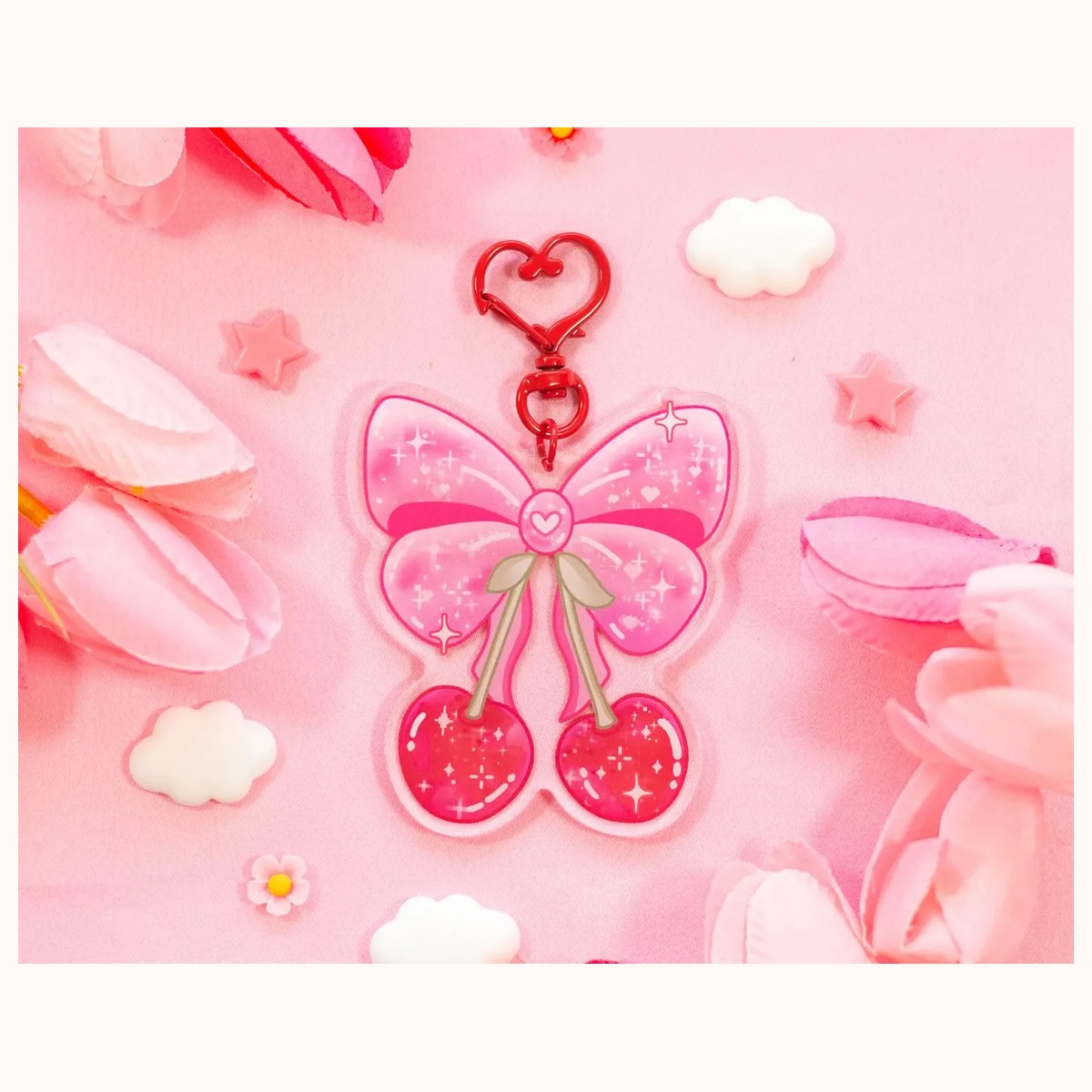 Cherries Keychain by Farouk Book Store