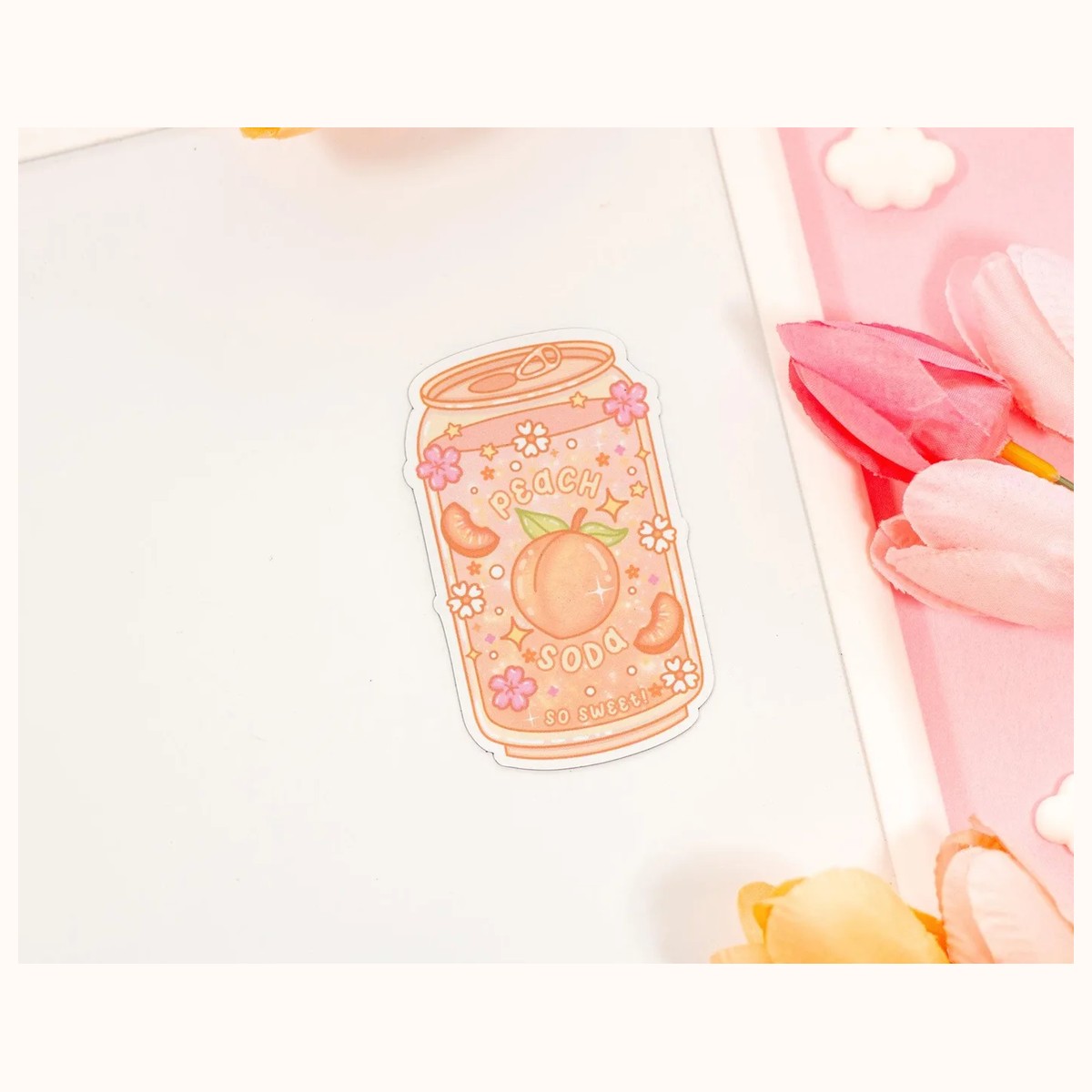 Peach Soda Magnet by Farouk Book Store