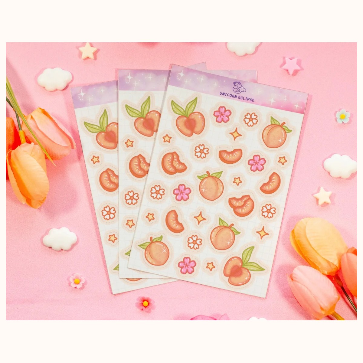 Peaches Sticker Sheet view 3