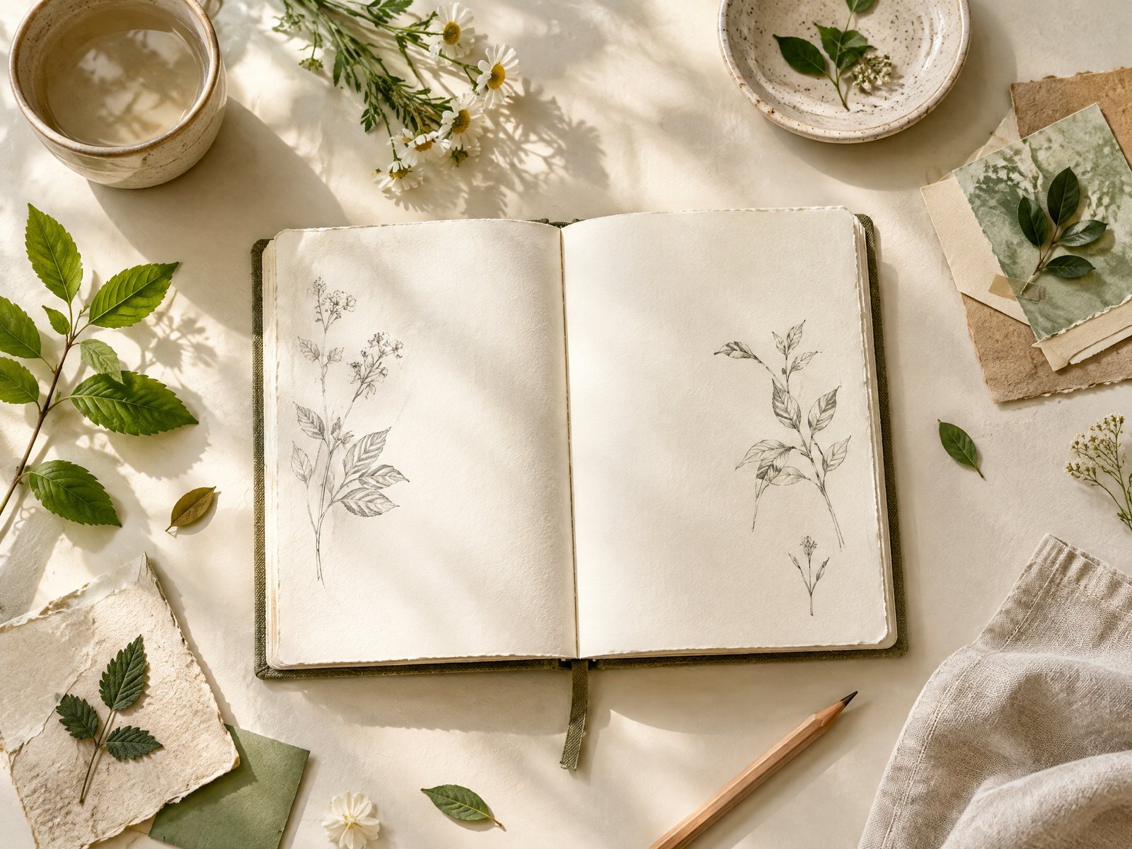 Editorial cover for Garden Observation Pages with Farouk Stationery