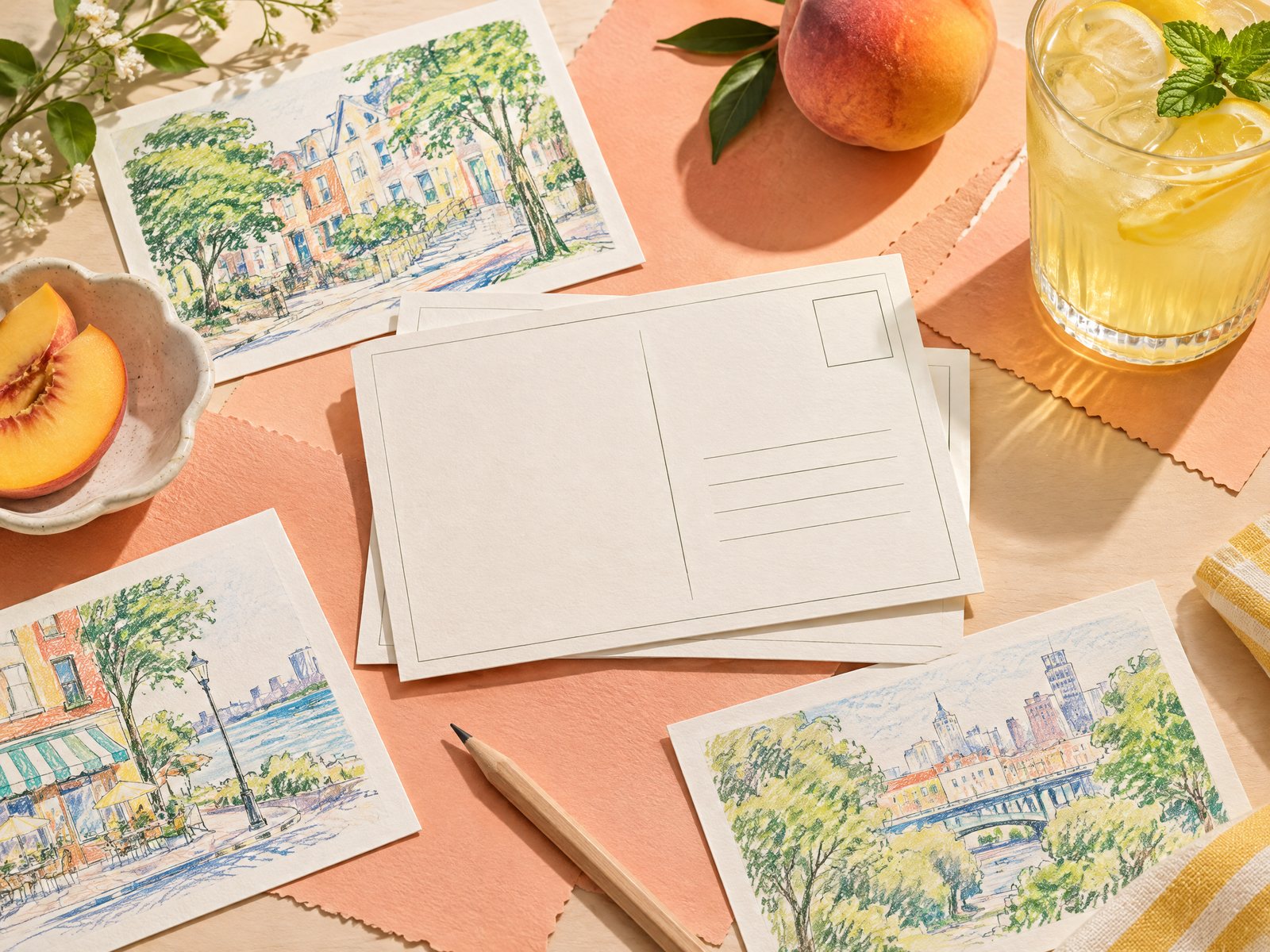 Editorial cover for A Staycation Postcard Project with Farouk