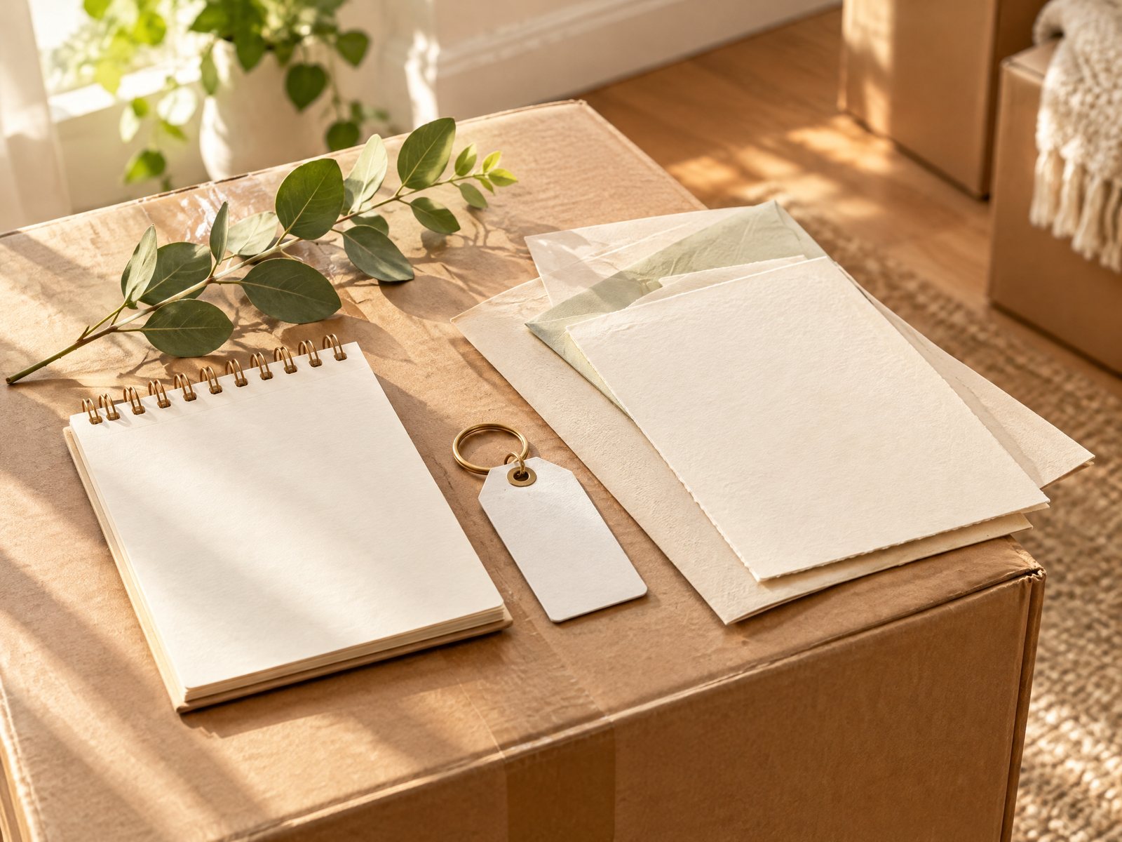 Editorial cover for First-Week-at-Home Pages with Farouk Stationery
